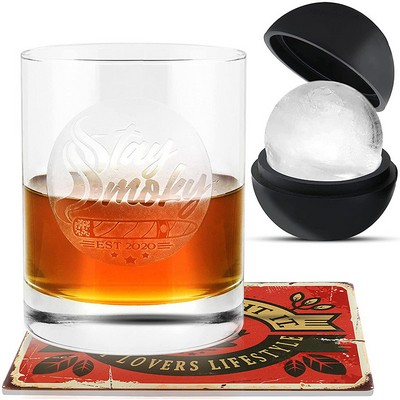 Single Silicone Ice Sphere Mold - Large Round Whiskey Ball Maker