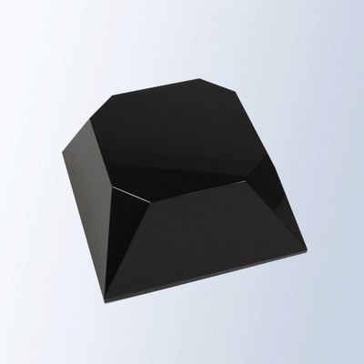 Black Crystal Four Sided Slant - Large