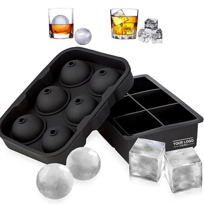 Stylish Black Ice Cube Molds