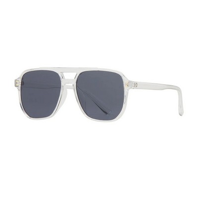 Pedro Eco-Process Polarized Crystal Clear Sunglasses