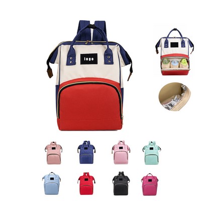 Diaper Backpack with Multiple Compartments