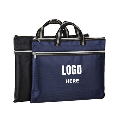 Oxford Fabric Document Sleeve with Zipper