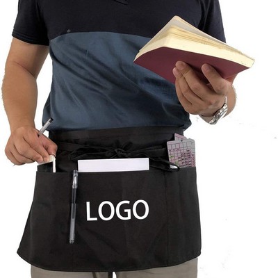 Short cotton apron