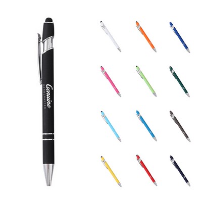 Stylus Ballpoint Pen with Clip