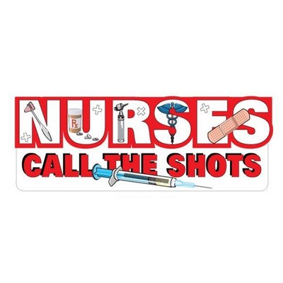 Nursing Slogan Executive Magnet w/ Full Magnetic Back (4 Square Inch)