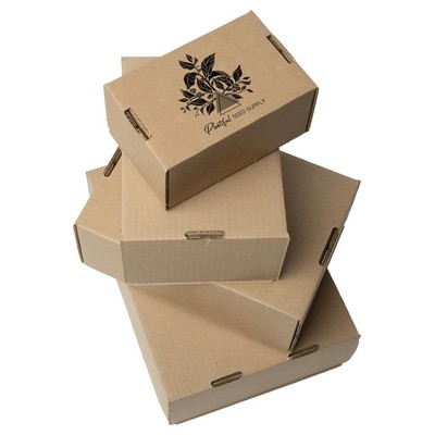 One Color Natural Display Mailer Box w/Outside Imprint (10" x 7" x 4")