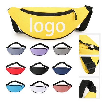 Custom 600D Oxford Fanny Pack with Adjustable Strap