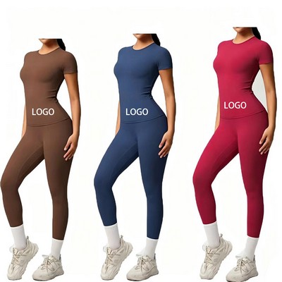 High-Performance Zippered Yoga Set