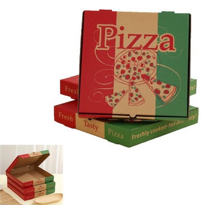 12" Full Color Custom Corrugated Pizza Box Food Package