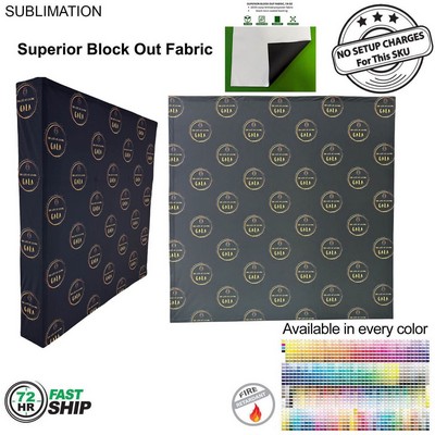72 Hr Fast Ship - 7.5' Straight Wall Fabric Pop-Up Display w/Wrap Ends, Superior Block Out Fabric