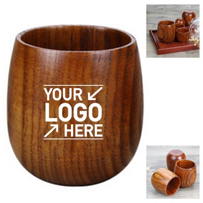 Natural Wood Tea Cup