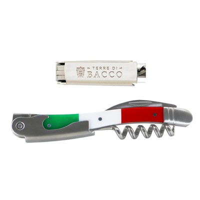 Trio-Color Laguiole Waiter's Corkscrew w/(Italian or Mexican Flag Colors)