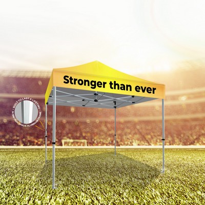 10x10 Platinum LifeTime Tent with Full Color Canopy