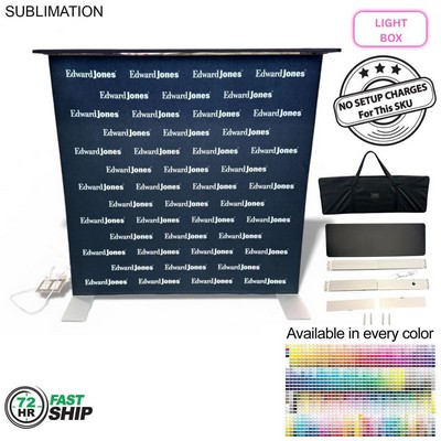 72Hr Fast Ship - Backlit LED Light Box SEG Floor Counter Kit and bag.