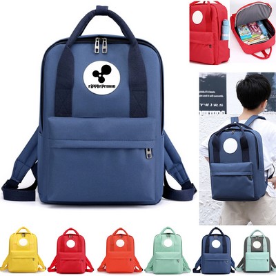 Classic Polyester School Backpack