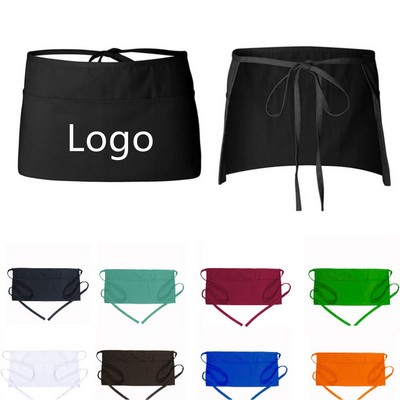 Half Waist Apron with Pockets