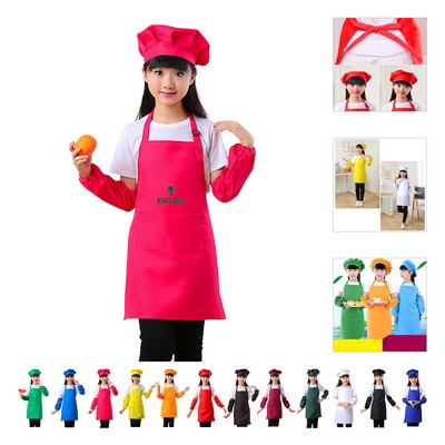 Kids Apron and Chef Hat Set