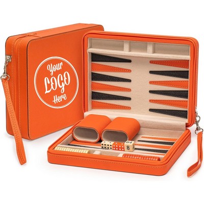 Portable Magnetic Backgammon Travel Set