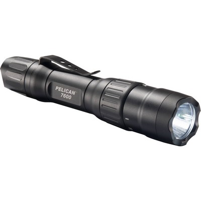 Pelican 7600 Three-Color Rechargeable Tactical Flashlight (Black)