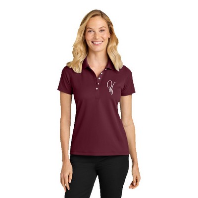 Port Authority® Women's Dry Zone® Stain-Release Grid Polo