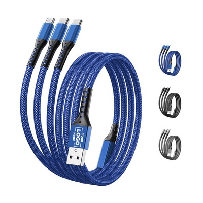 3-in-1 Multi-Function Charging Cables