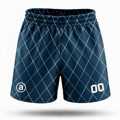 Unisex Sublimated Rugby Shorts Interlock 280GSM