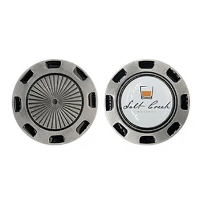 Metal Poker Chip Medallion