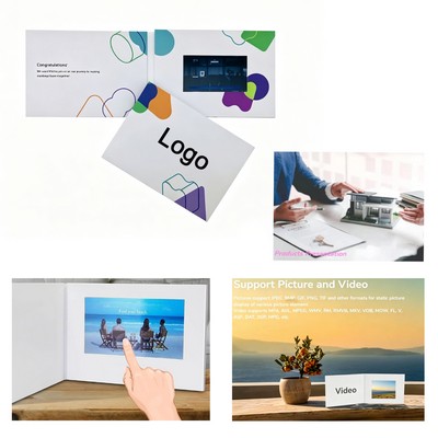 Customized Electronic Video Brochure with Screen Speaker