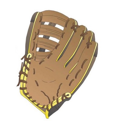 Baseball Glove Promotional Magnet w/ Strip Magnet (2 Square Inch)