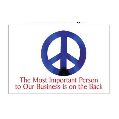 Peace Sign Photo Hand Mirror (2"x3")