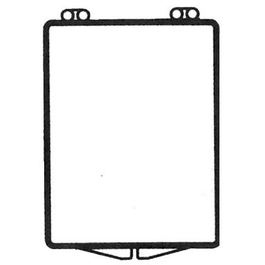Rigid Clear Hinged Plastic Box (1 5/8"x2 1/8"x11/16")