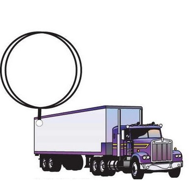 Diesel Truck Executive Keychain w/Mirrored Back (12 Square Inch)