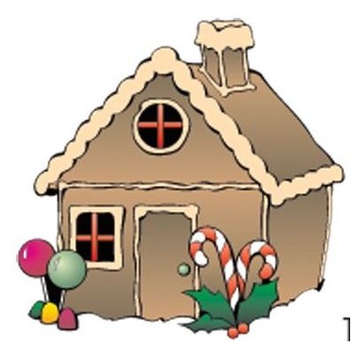 Gingerbread House Photo Hand Mirror (2"x3")