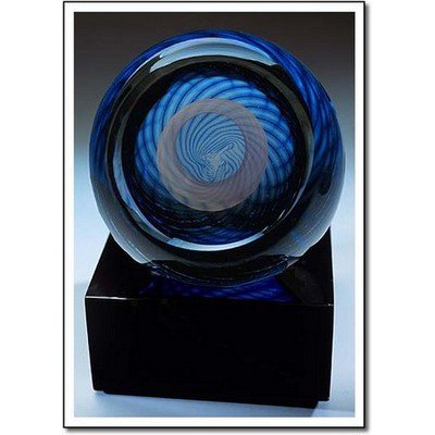 Vortex Sculpture w/ Marble Base (3"x4.5")