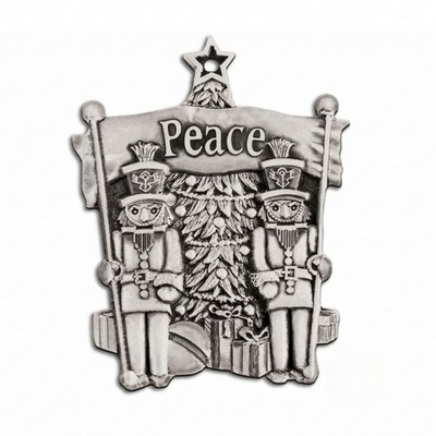 Full Size Stock Design Wooden Soldiers Pewter Ornament