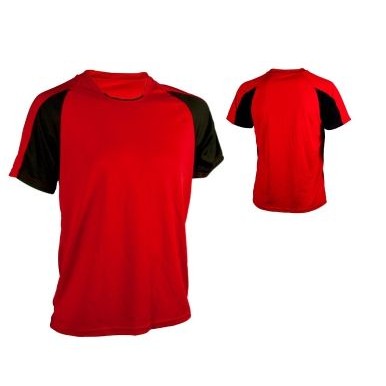 Youth Cool Mesh Soccer Jersey Shirt w/ Contrast Panel Sleeve
