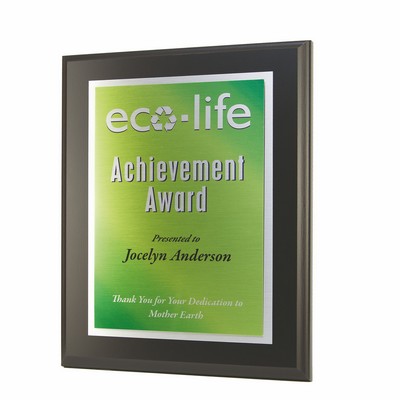 Black Panel Direct Plaque (12"x15")