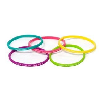 Custom Silicone Screened Thin Bands