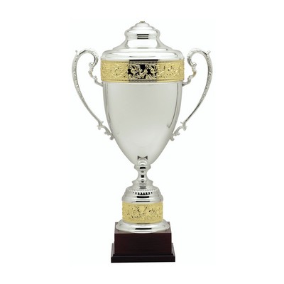 Silver w/Gold Accent Trophy Cup (29½")