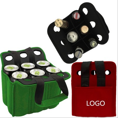 6-Pack Neoprene Wine Bottle Protectors