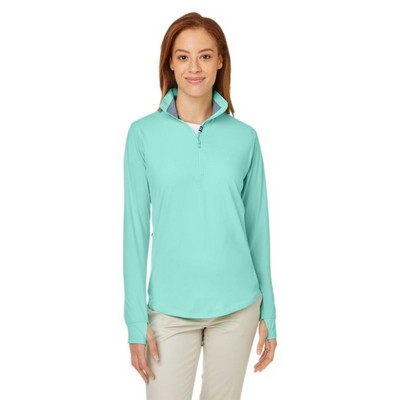 Nautica Ladies' Saltwater Quarter-Zip Pullover