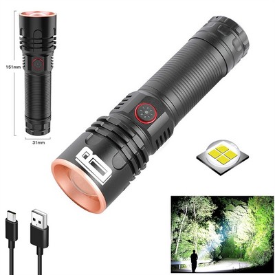 High Lumens Rechargeable Flashlights