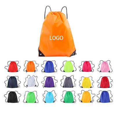 Economical 210D Polyester Drawstring Backpack