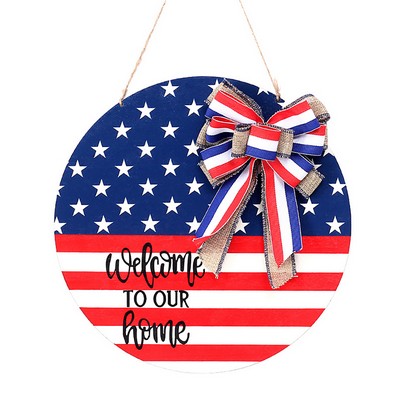 Independence Day Front Door Sign