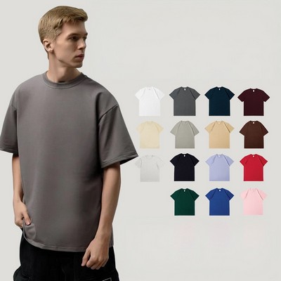 Men's 260GSM Heavyweight Cotton Oversized Boxy Fit Tee