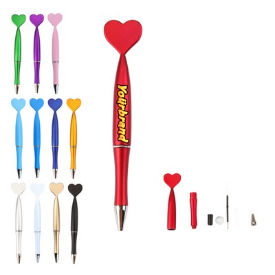 Heart Shaped Pen with Smooth Ink Flow