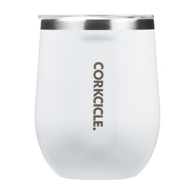 Corkcicle 12 Oz. Stemless Wine Cup - Gloss White