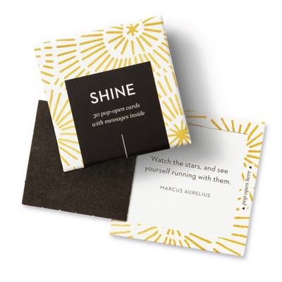 ThoughtFulls: Shine (30 Pop-Open Cards with Messages Inside)