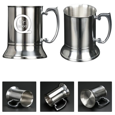 Double Walled Stainless Steel Beer Mug