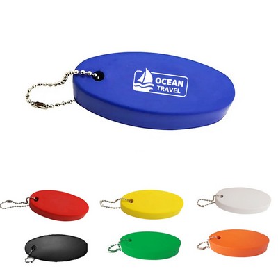 Oval Floating Key Ring